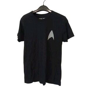 Star Trek T Shirt Black Delta Shield Logo CBS‎ Studios Medium M